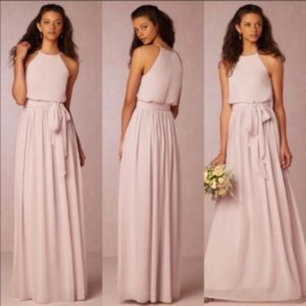 NWOT BHLDN Donna Morgan Light Pink Alana dress